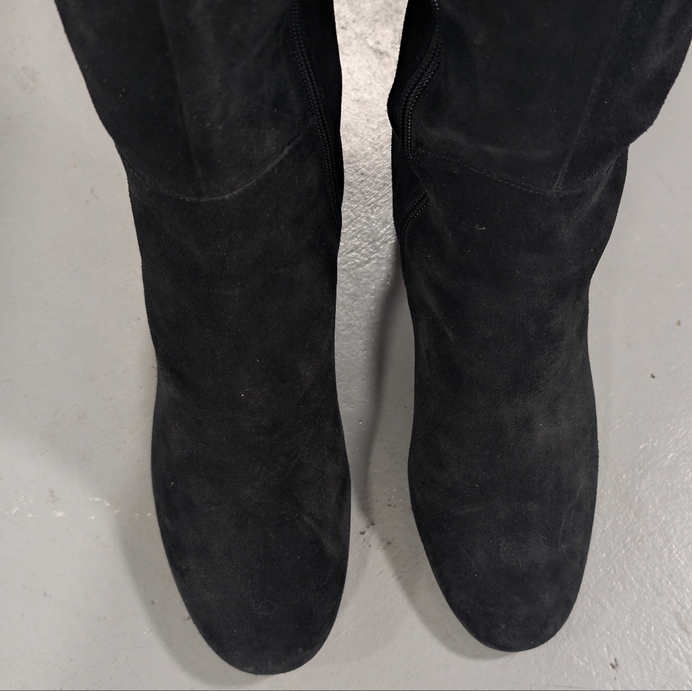 Franco Sarto Black Over the Knee Boots